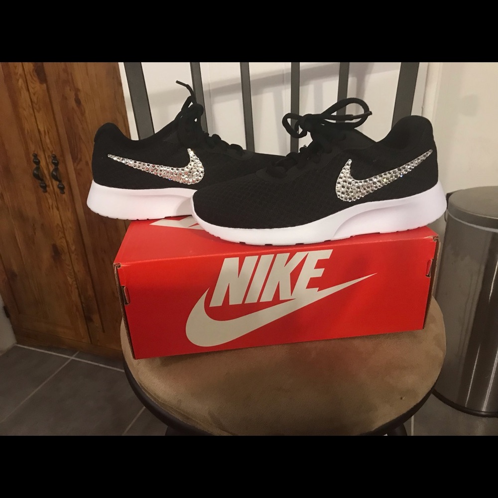 New Swarovski crystal encrusted Nike Tanjun Bling